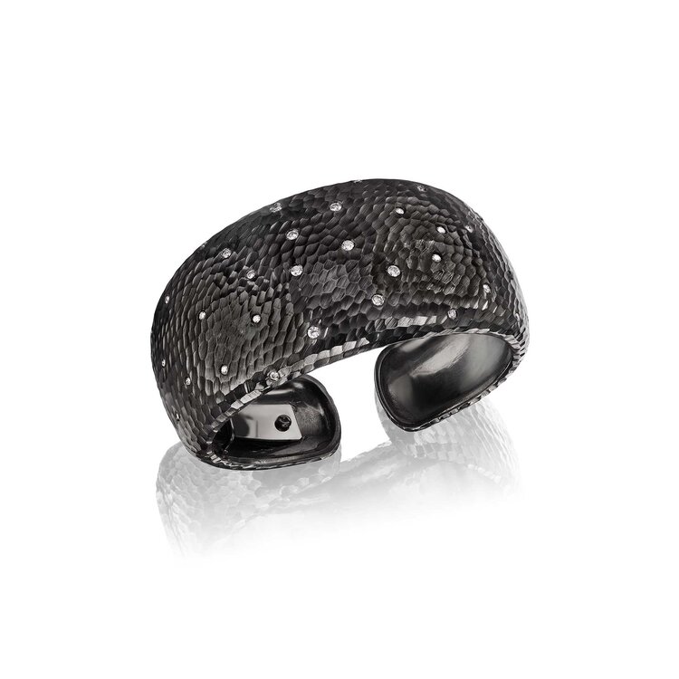 Dana Bronfman Starry Night Hammered Hinged Cuff
