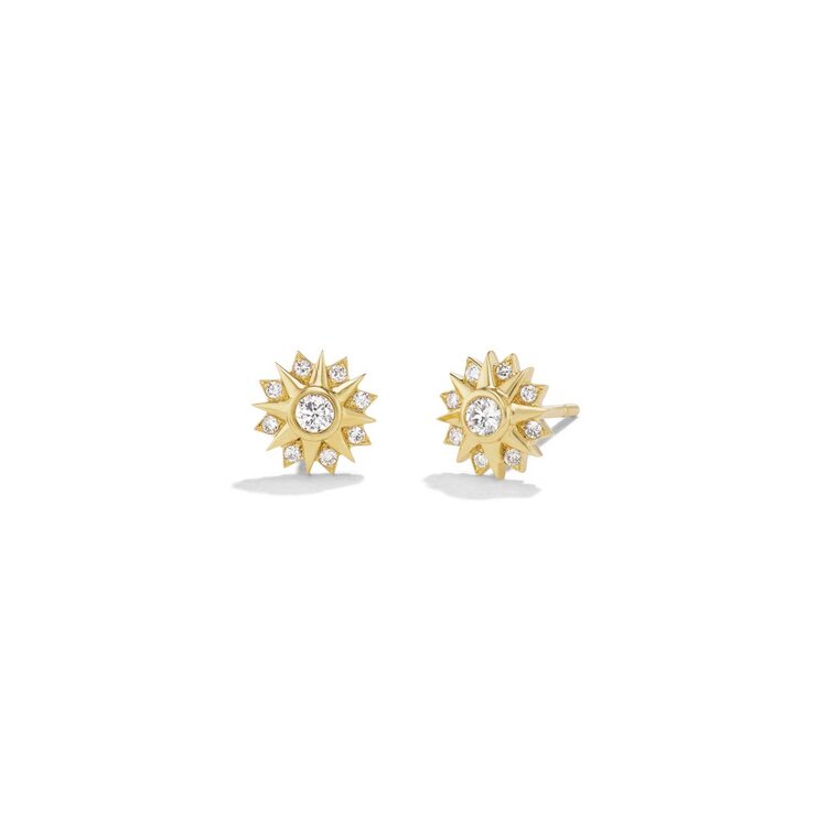 Orly Marcel Starburst Diamond Stud Earrings