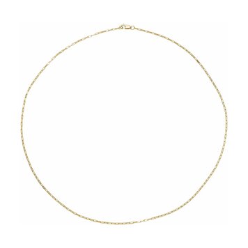 Elements by E79  Chain Necklaces Elongated Box Chain 14K Yellow Gold 1.2mm 18"