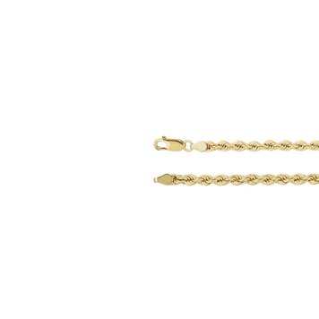 E79 Private Label-Chains Rope Chain 14K Yellow Gold 4mm 18"