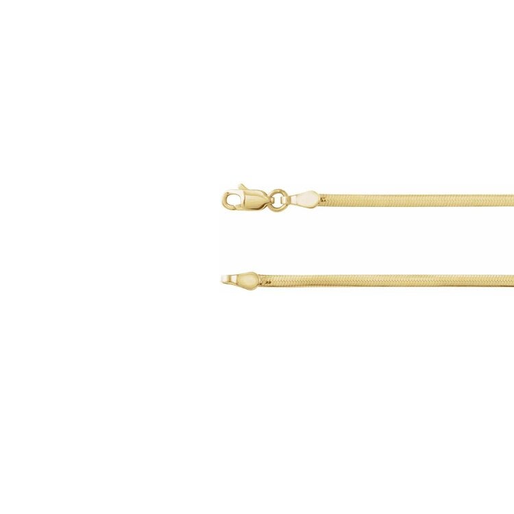 Elements by E79  Chain Necklaces Snake Chain 14K Yellow Gold 1.95mm 18"