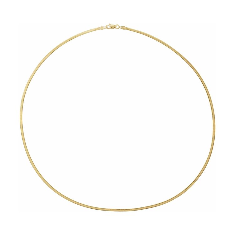 E79 Private Label-Chains Snake Chain 14K Yellow Gold 1.95mm 18"