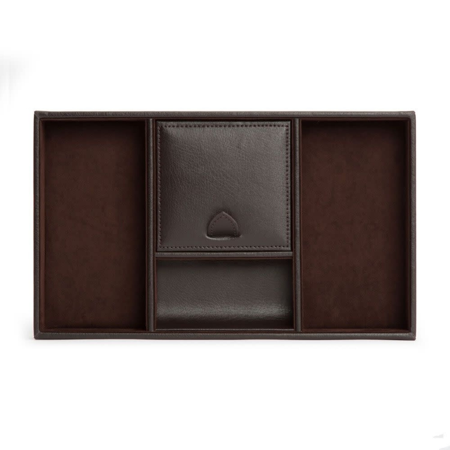 【 国内正規品 】WOLF Blake Valet レザー ウォッチカフ付バレットトレイ WOLF Blake Valet Tray with Cuff | Gearys