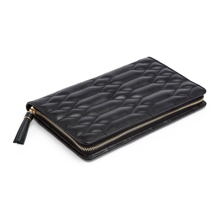 Wolf Caroline Large Portfolio Case - Black
