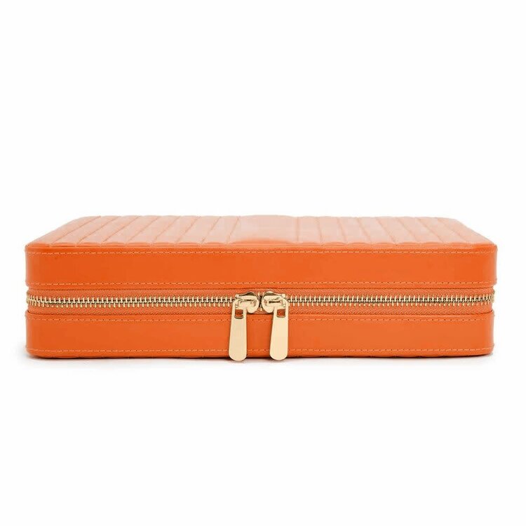 Wolf Maria Large Zip Case - Tangerine