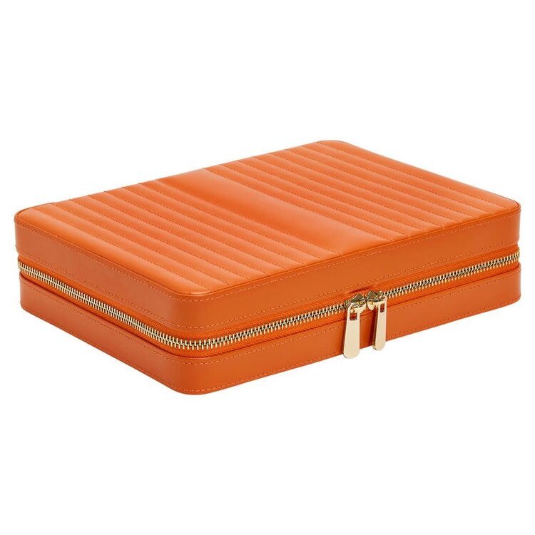 Wolf Maria Large Zip Case - Tangerine