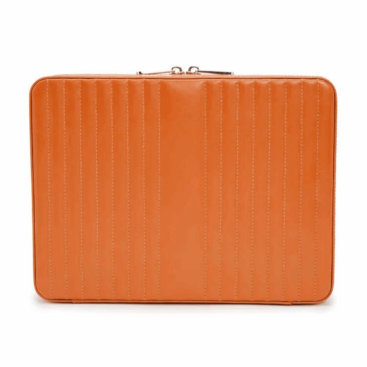 Wolf Maria Large Zip Case - Tangerine
