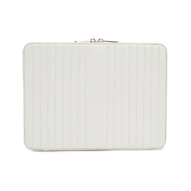 Wolf Maria Large Zip Case - White