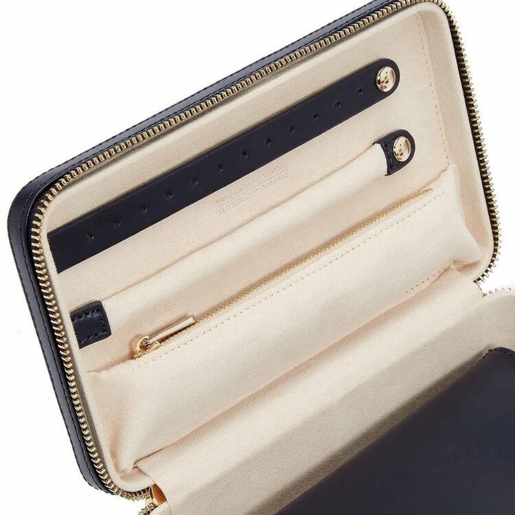 Wolf Maria Medium Zip Case - Navy