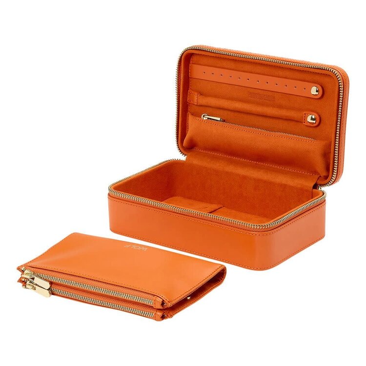 Wolf Maria Medium Zip Case - Tangerine