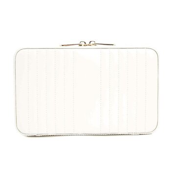 Wolf Maria Medium Zip Case - White
