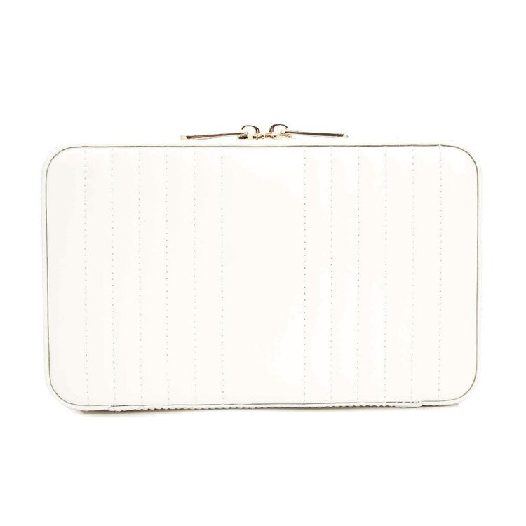 Wolf Maria Medium Zip Case - White