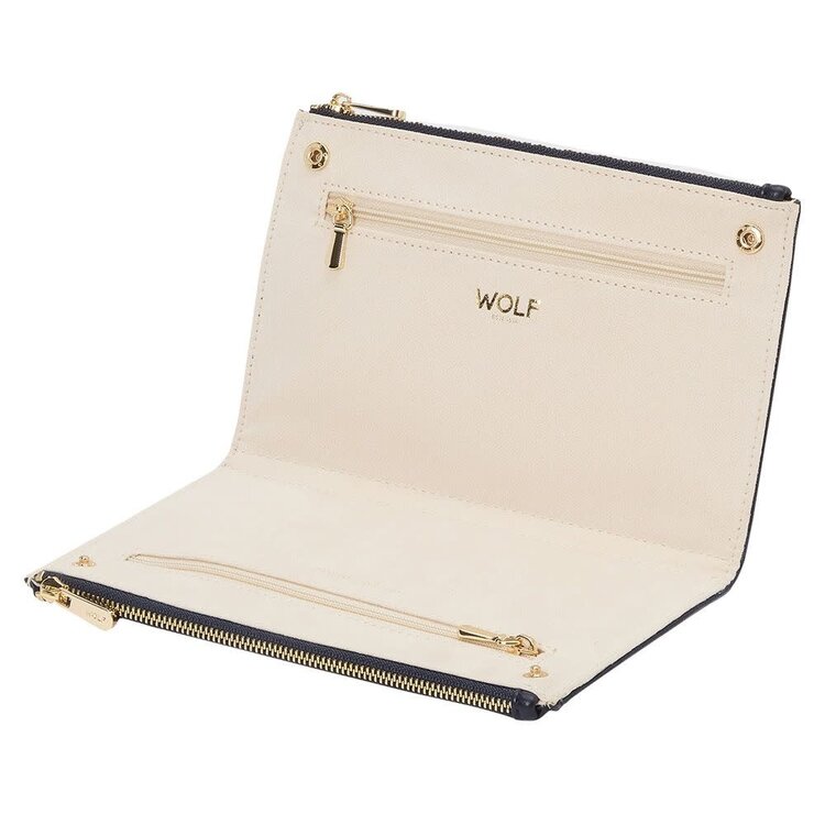 Wolf Maria Set of Three Zip Jewelry Pouches