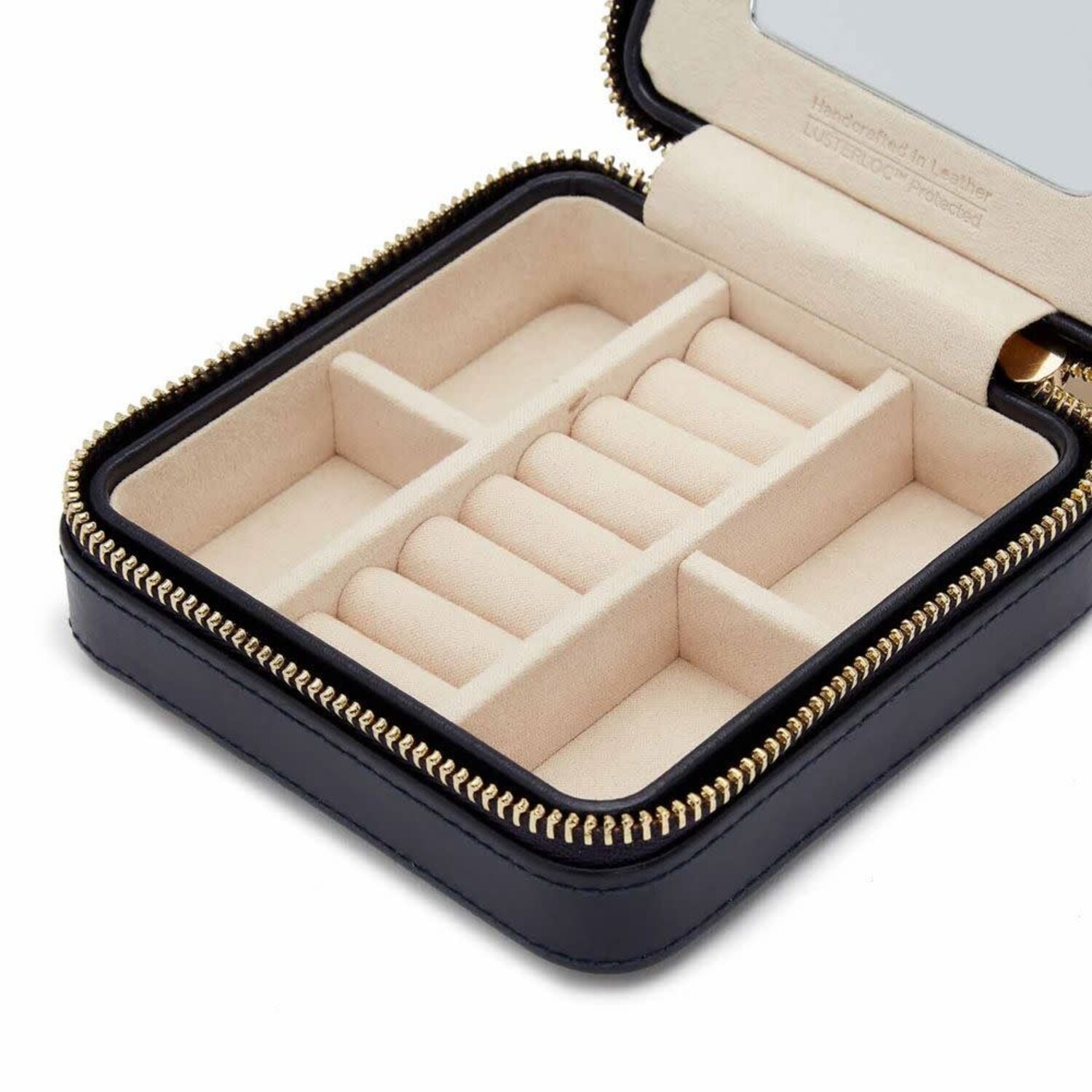 Maria Small Zip Case Navy - Element 79 Contemporary Jewelry
