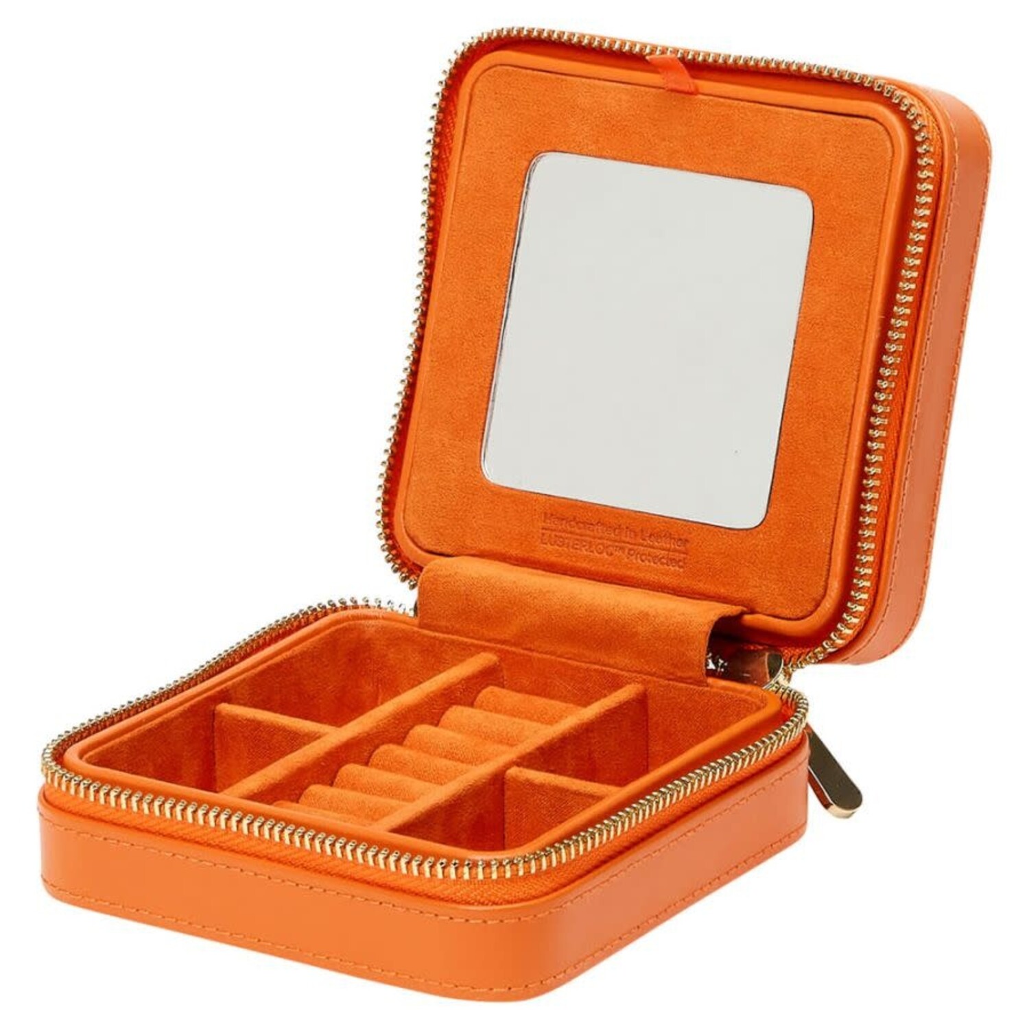 Maria Small Zip Case Tangerine - Element 79 Contemporary Jewelry