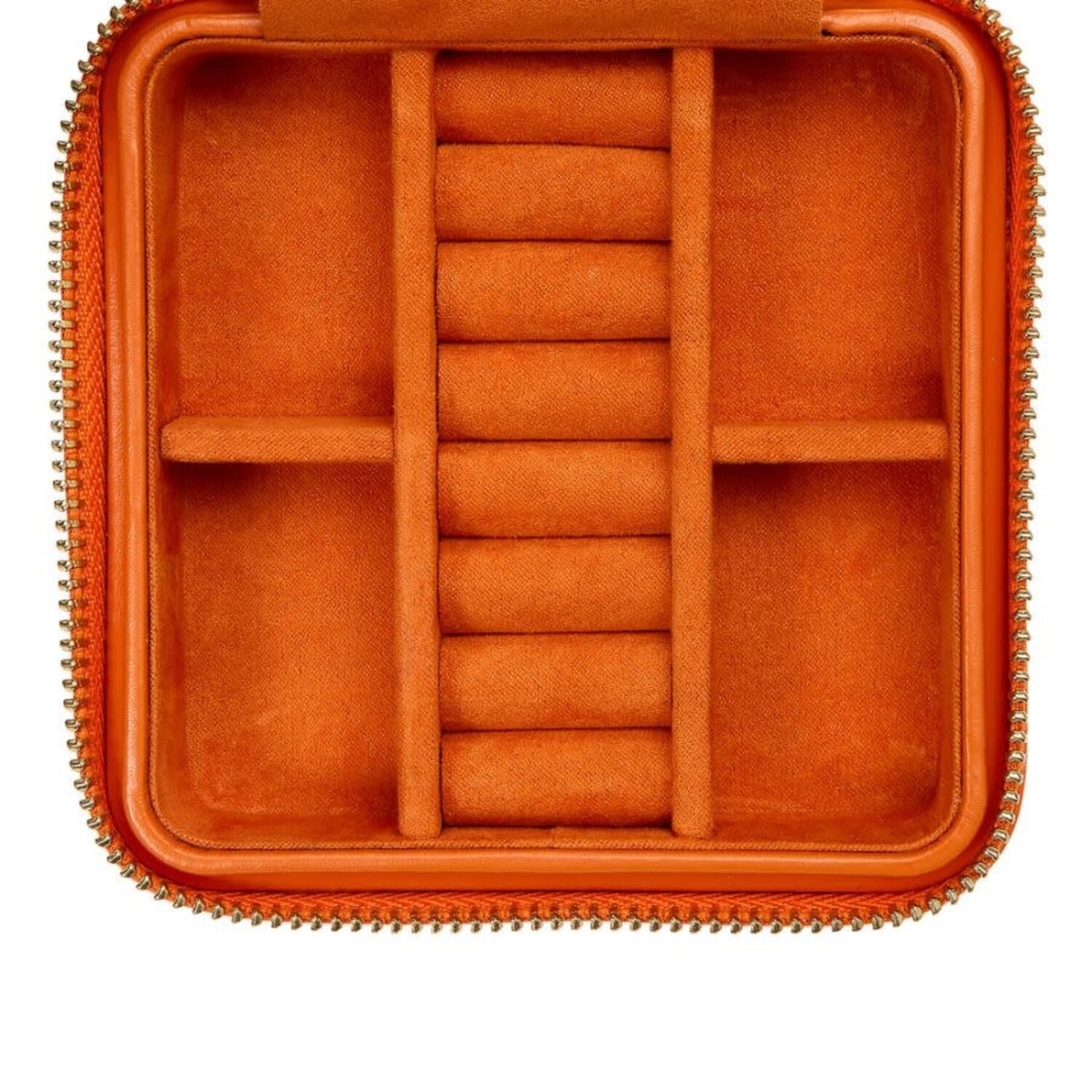 Maria Small Zip Case Tangerine - Element 79 Contemporary Jewelry