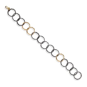 Dana Bronfman Mixed Metal Lily Loop Bracelet