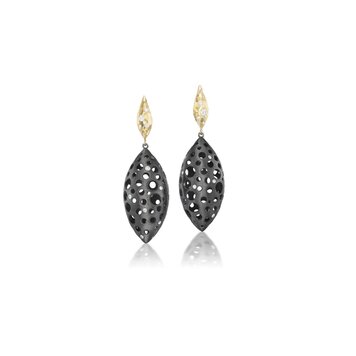 Dana Bronfman Marquise Drop Earrings