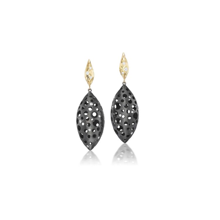 Dana Bronfman Marquise Drop Earrings
