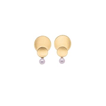 Banzhaf Studio Moonrise Eclipse Akoya Pearl Earrings