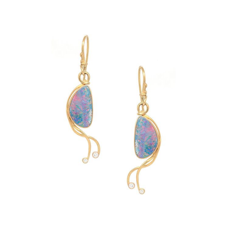 Banzhaf Studio Boulder Opal Earrings