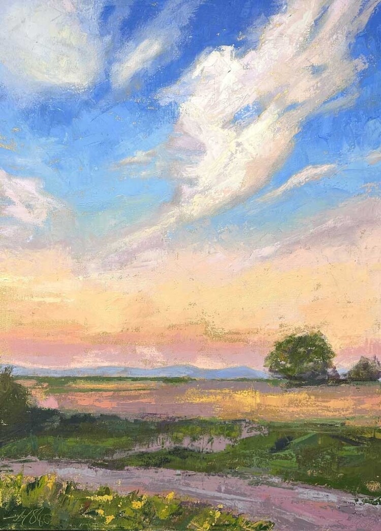 Mallory Sharp Heavenly Day 18" x 24"