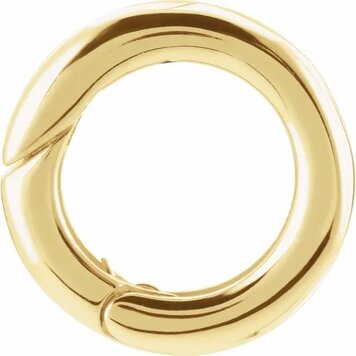 Elements by E79 10K YG Hinged Charm Round Bail