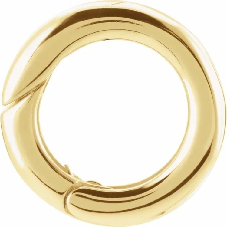 Elements by E79 10K YG Hinged Charm Round Bail