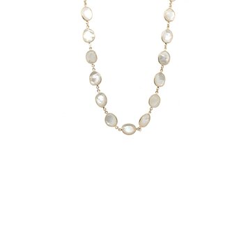 Mazza Jewelry Mother of Pearl Slice Necklace