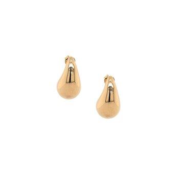 Mazza Jewelry Medium Yellow Gold Drop Earrings 14k