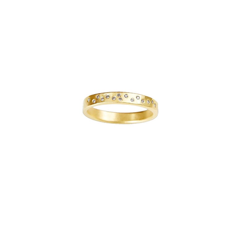 Ananda Khalsa Diamond Sprinkle Band Ring