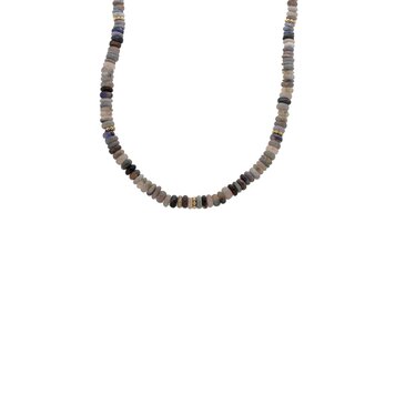 Lauren K Opal Beaded Necklace 17"
