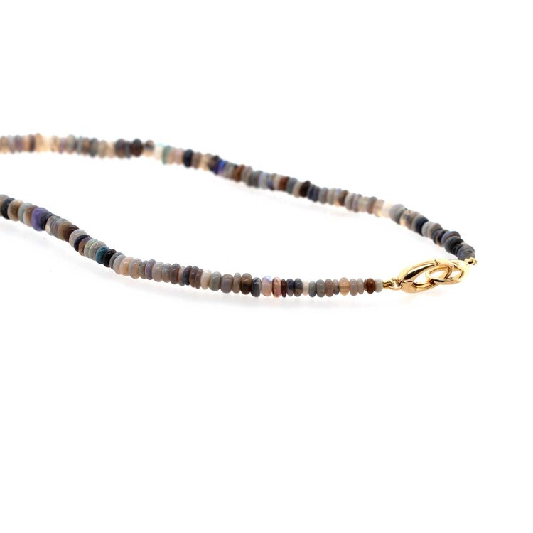 Lauren K Opal Beaded Necklace 17"