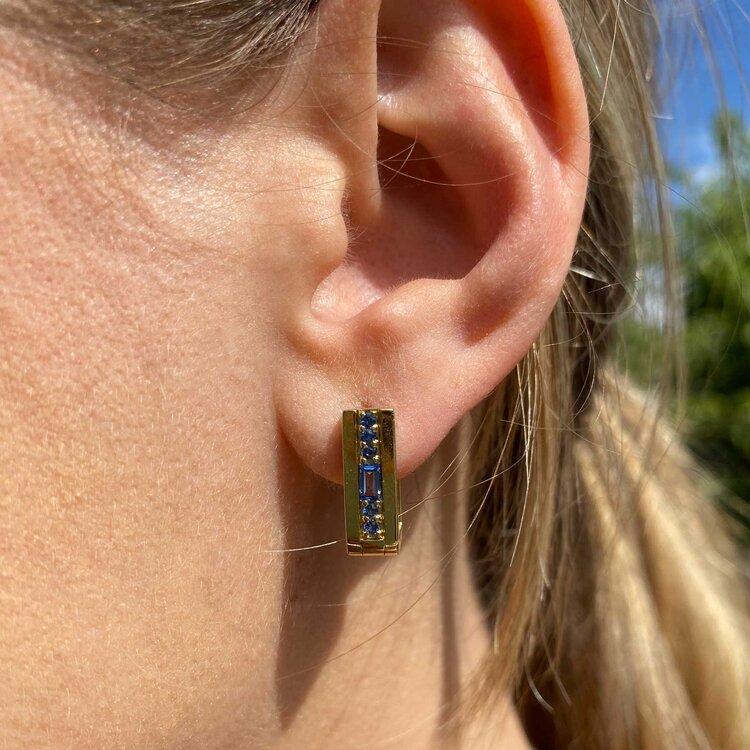 Three Stories Single Wide Double Sided Rectangular Hoop