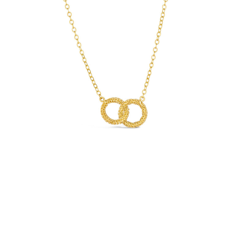 Amali Small Interlocking Circles Necklace