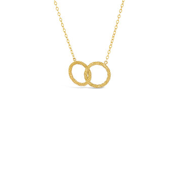 Amali Interlocking Circles Necklace