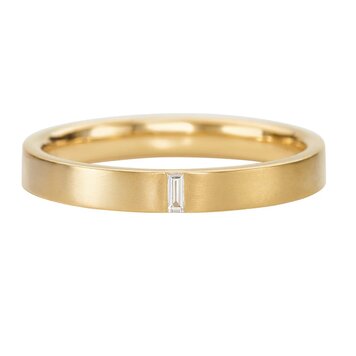 Artemer Baguette Wedding Band - Hers