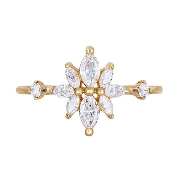 Artemer Diamond Flower Cluster Ring