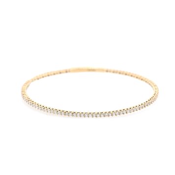 Gemma Couture Flexible Yellow Gold Diamond Bracelet