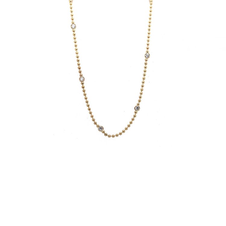 Gemma Couture Multi Diamond Pendant Necklace