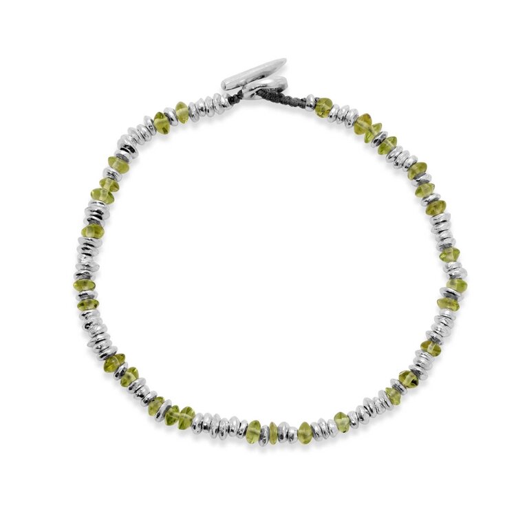 Maor Pilla Peridot Bracelet