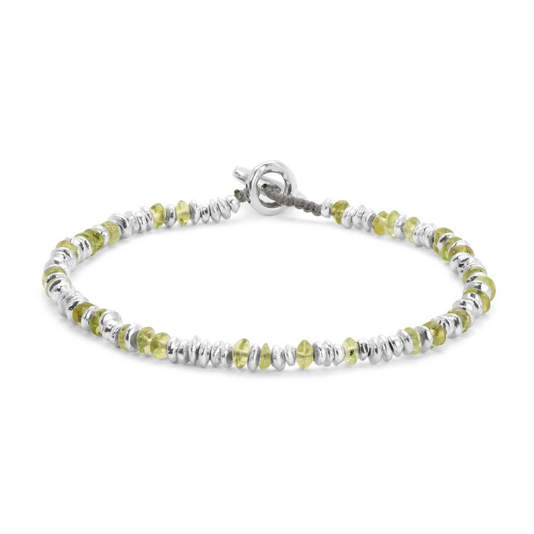 Maor Pilla Peridot Bracelet