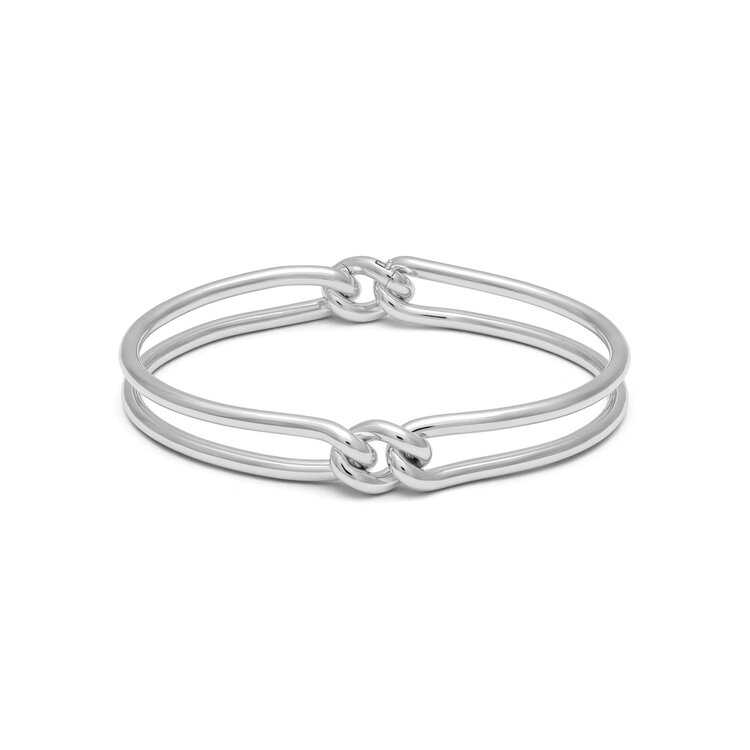 Maor Unity Curb 3mm Silver Bangle