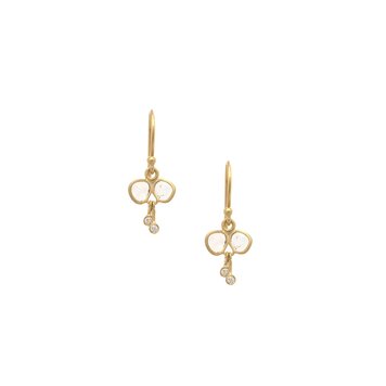 Kothari 18k Polki Butterfly Earrings