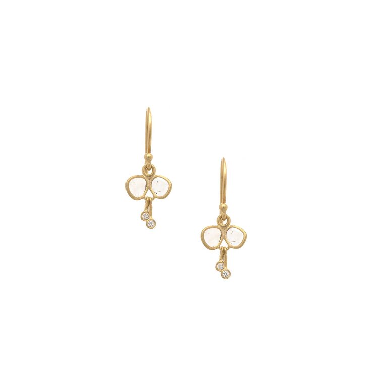 Kothari 18k Polki Butterfly Earrings