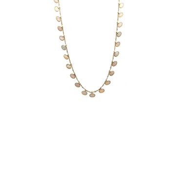 Kothari 18k Oval Australian Opal Horizontal Full Fringe Necklace