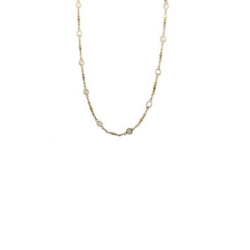 Kothari 18k Polki 3-dot Spacer Necklace