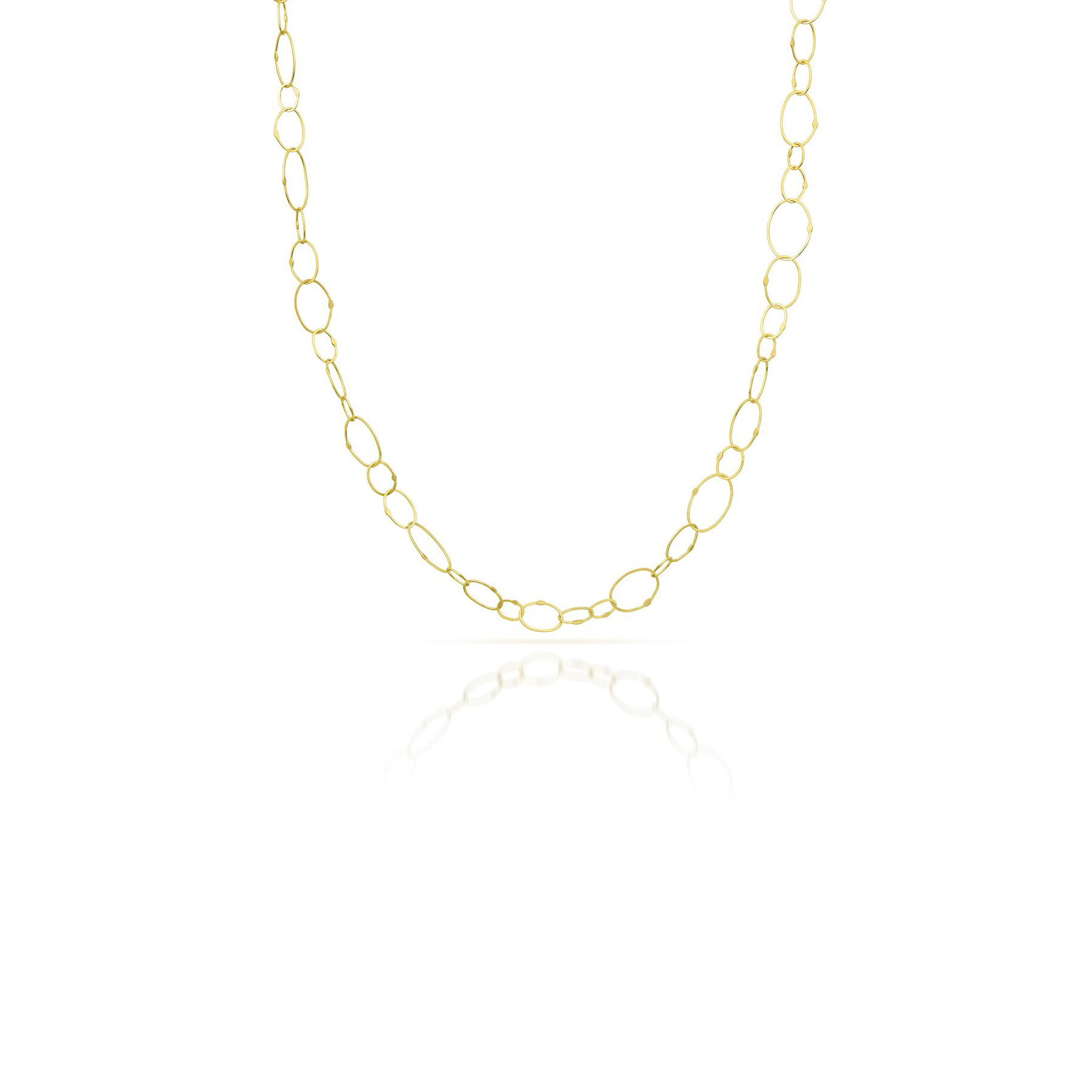 Varied Oval Link Necklace