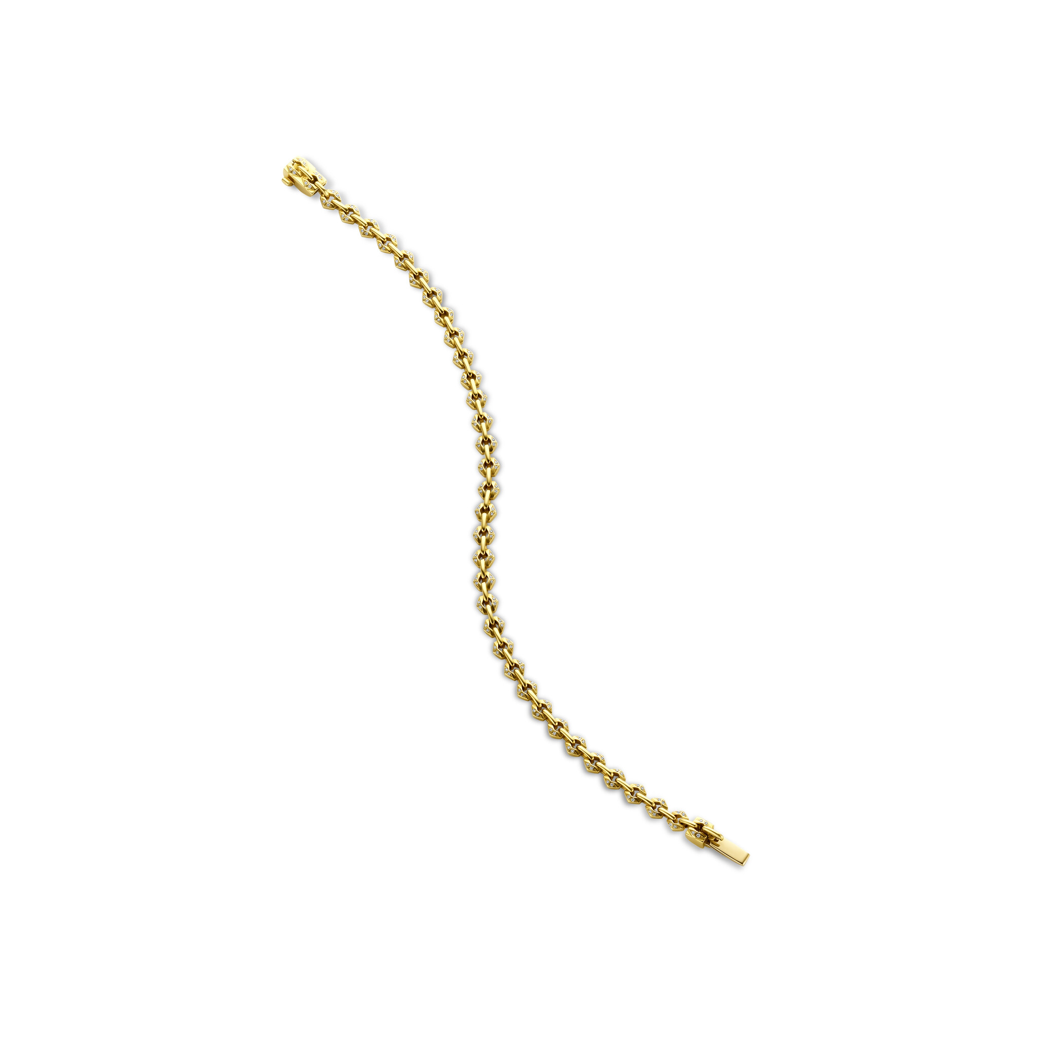 White Diamond Bond Mini Bracelet
