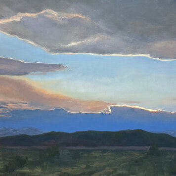 Mallory Sharp Silver Lining 48" x 36"